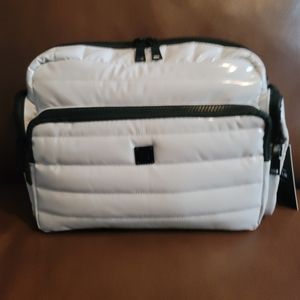 NEW Think Royln Trinity Bag - Color: Ivory Patent